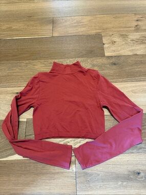 Intimately FP Crop Mock Neck Modal Top - XS